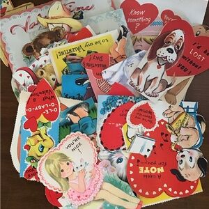 Vintage St. Valentine Paper Cutouts - 1960’s